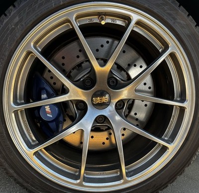 JDM Correction 4-Wheel Set BBS RI-A 008 Used on BMW F80 M3 No scratches (No Tires)