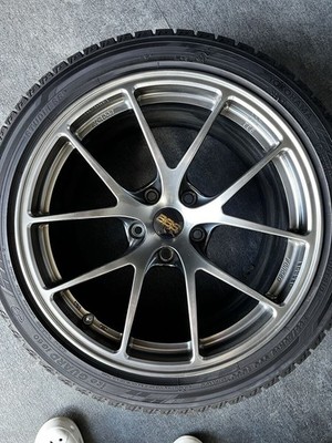 JDM Correction 4-Wheel Set BBS RI-A 008 Used on BMW F80 M3 No scratches (No Tires) - Image 6