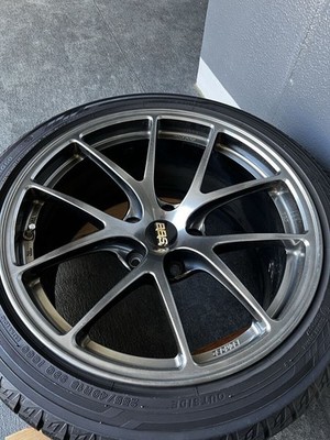 JDM Correction 4-Wheel Set BBS RI-A 008 Used on BMW F80 M3 No scratches (No Tires) - Image 9