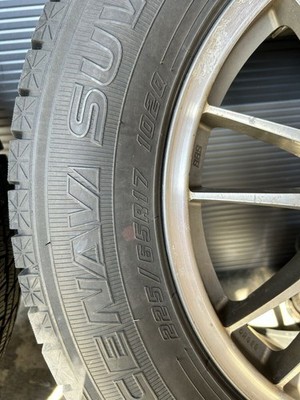 JDM From Toyama: BBS wheels & studless 4-Wheel Set 225/65R17. Mounting (No Tires) - Image 6