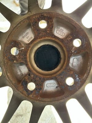 JDM From Toyama: BBS wheels & studless 4-Wheel Set 225/65R17. Mounting (No Tires) - Image 8