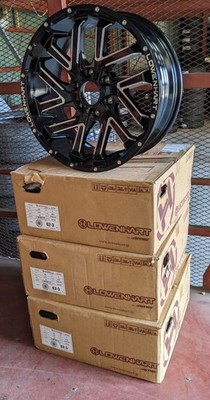 JDM Set of 4 KYOHO LOWENHART GXL206 Gloss Black X-Milling 20 x 8.5 + 2 (No Tires)