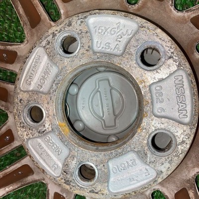 JDM Nissan genuine wheels for older cars: Skyline Silvia Laurel Gloria (No Tires) - Image 8