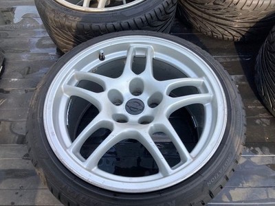 JDM R33 GTR original wheels tires with plenty of tread left. (No Tires)