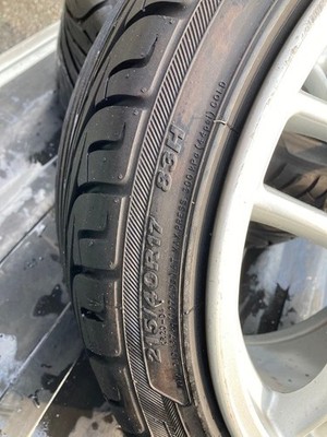 JDM R33 GTR original wheels tires with plenty of tread left. (No Tires) - Image 11