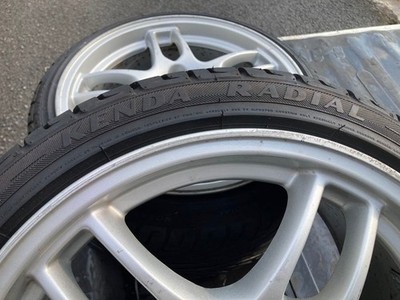 JDM R33 GTR original wheels tires with plenty of tread left. (No Tires) - Image 12