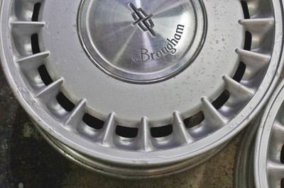 JDM Classic car Nissan Y31 Cedric Brougham genuine 15in 6J +40 PCD114. (No Tires) - Image 9