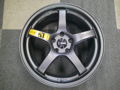 JDM Rays Gravillage Itz 57CR Spec D 18x8.5J +37 PCD114.3 5H STI Lancer (No Tires)