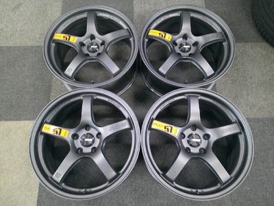 JDM Rays Gravillage Itz 57CR Spec D 18x8.5J +37 PCD114.3 5H STI Lancer (No Tires) - Image 2