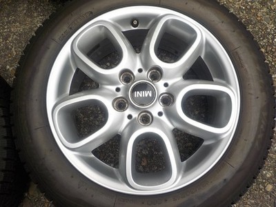 JDM BMW Mini F55 Genuine 16-inch Alloy Wheels with Studless Tires 4-pi (No Tires) - Image 2