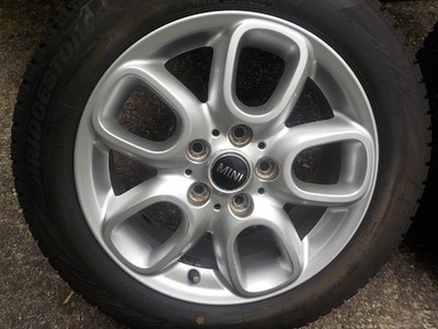 JDM BMW Mini F55 Genuine 16-inch Alloy Wheels with Studless Tires 4-pi (No Tires) - Image 4