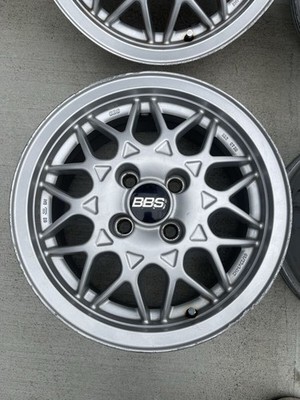 JDM Rare BBS 14-inch 6.5J +38 PCD100 4-Wheel Set br br BBS (No Tires) - Image 2