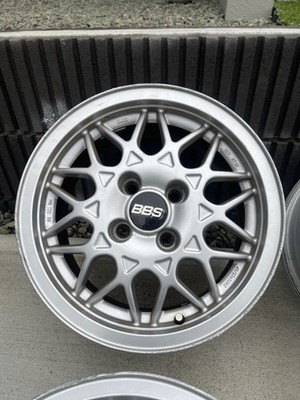 JDM Rare BBS 14-inch 6.5J +38 PCD100 4-Wheel Set br br BBS (No Tires) - Image 5