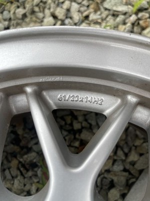 JDM Rare BBS 14-inch 6.5J +38 PCD100 4-Wheel Set br br BBS (No Tires) - Image 6