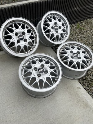 JDM Rare BBS 14-inch 6.5J +38 PCD100 4-Wheel Set br br BBS (No Tires) - Image 9
