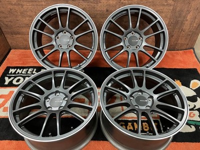 JDM Wheel Only 4-Wheel Set ♪ Enkei Revolution GTC01 RR187.5J+45 8.0J+50 (No Tires)