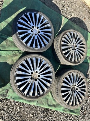 JDM LOWENHART LF1-LX 19x8.0J +48 5H PCD114.3 black 4-Wheel Set Lowenhart (No Tires)