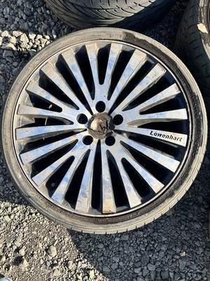 JDM LOWENHART LF1-LX 19x8.0J +48 5H PCD114.3 black 4-Wheel Set Lowenhart (No Tires) - Image 8