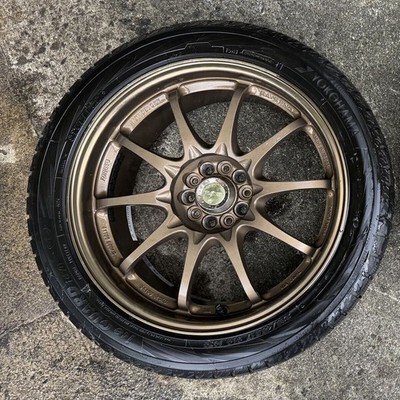 JDM RAYS CE28N 17x7.5J +33 iG70 225/45R17 PCD100 5H 4-Way Bronze br RAY (No Tires) - Image 2