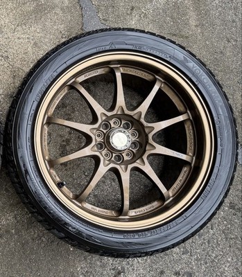 JDM RAYS CE28N 17x7.5J +33 iG70 225/45R17 PCD100 5H 4-Way Bronze br RAY (No Tires) - Image 3