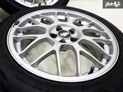 JDM -Excellent Condition- SUBARU Genuine STI BBS RG RG345 forging 17x7J (No Tires) - Image 3