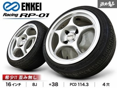 JDM Rare // No distortion ENKEI Enkei Racing RP-01 16x8J +38 PCD:114.3 (No Tires)