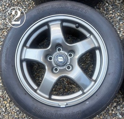 JDM Postage 6864-8668 yen. Genuine BNR32 R32 GT-R forged 16x8J +30 4-B (No Tires) - Image 3