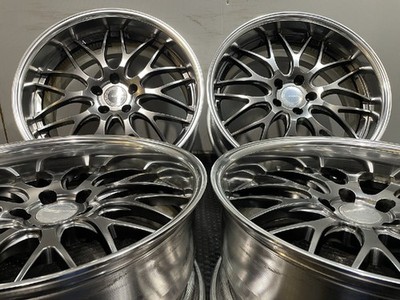 JDM WORK Gnosis HR201 Aftermarket Wheels 204-Wheel Set 9.5J 5HPCD 114.3 +22/ (No Tires)
