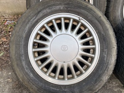 JDM Used Toyota Aristo JZS147 Genuine Aluminum Wheels 4-Wheel Set 15x7J (No Tires) - Image 2