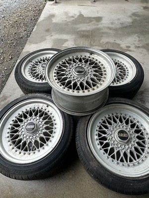 JDM BBS 17x9J ET20 5-hole 5-Wheel Set wheels br BBS (No Tires) - Image 2