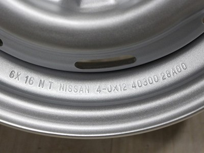 JDM B794 Old Car Nissan Genuine 12x4J+45 PCD114.3 Hub Diameter 73mm JD (No Tires) - Image 9