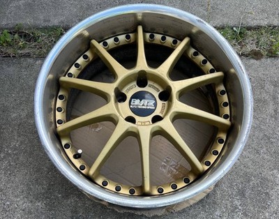 JDM Rare Deep Rim BLITZ TECHNO SPEED Z1 blitz 9j+22 18 Drift Car USDM (No Tires)