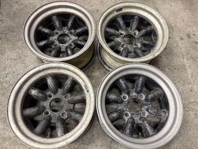 JDM Watanabe Eight Spoke A-type 13-inch Aluminum Wheels 13x7J 4H114.3 (No Tires)