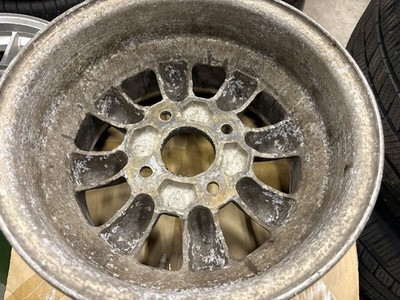 JDM Watanabe Eight Spoke A-type 13-inch Aluminum Wheels 13x7J 4H114.3 (No Tires) - Image 8
