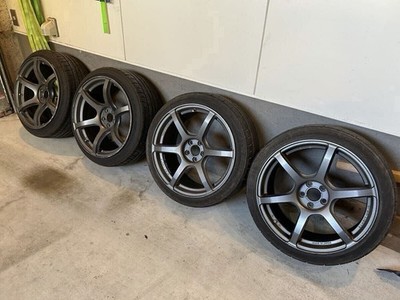 JDM 86/BRZRAYS 57C6 18x8.5J/9.5J 2023 Tires PCD100 5H br RAYS (No Tires)