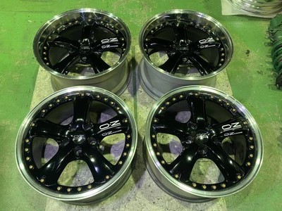 JDM Rare OZ Racing Vela II Orzette Vela 2 18x8.5J +37 10J +38 PCD114.3 (No Tires)