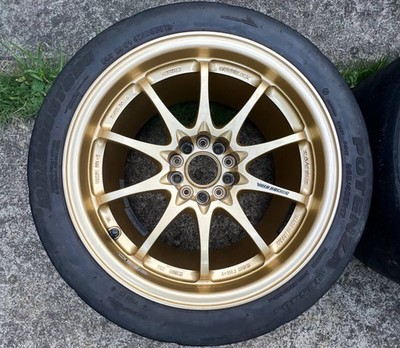 JDM Out of print 4-Wheel Set RAYS VOLK RACING CE28 9j+15 pcd114.3 Rays (No Tires) - Image 2