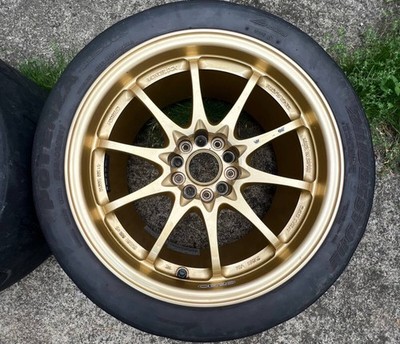 JDM Out of print 4-Wheel Set RAYS VOLK RACING CE28 9j+15 pcd114.3 Rays (No Tires) - Image 3