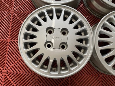 JDM TOYOTA Genuine Toyota 13x5J PCD100 4H +45 Hub 54 ♪ Wheels only 4-b (No Tires) - Image 5