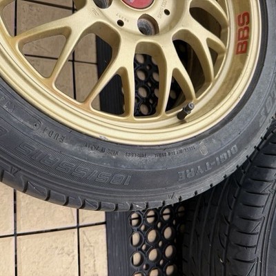 JDM BBS RG-F RG357 15x6.5J 4-hole PCD100 INSET+37 forged wheels with 18 (No Tires) - Image 5