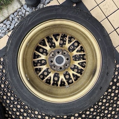 JDM BBS RG-F RG357 15x6.5J 4-hole PCD100 INSET+37 forged wheels with 18 (No Tires) - Image 6