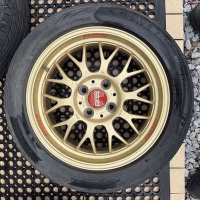 JDM BBS RG-F RG357 15x6.5J 4-hole PCD100 INSET+37 forged wheels with 18 (No Tires) - Image 7