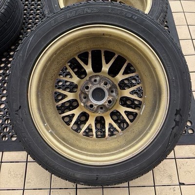 JDM BBS RG-F RG357 15x6.5J 4-hole PCD100 INSET+37 forged wheels with 18 (No Tires) - Image 8