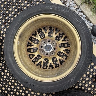 JDM BBS RG-F RG357 15x6.5J 4-hole PCD100 INSET+37 forged wheels with 18 (No Tires) - Image 10