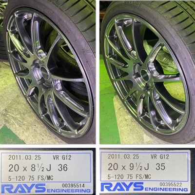 JDM Forged lightweight Rays VOLK RACING G12 20x8.5J +36 9.5J +35 PCD120 (No Tires) - Image 8