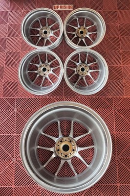 JDM FORGED BBS RF514 18x8J 114.3 5H +43 Hub 82 ♪ Wheels only 4-Wheel Set For (No Tires) - Image 5
