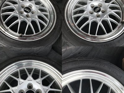 JDM Used Tire & Wheel Set Subaru Genuine Option BBS Forging 7.5J-20 5/ (No Tires) - Image 3