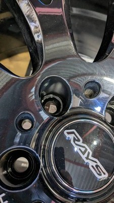 JDM Used aluminum wheels: Rays Village 19x8J+38 5/120 4 pieces br RAYS (No Tires) - Image 9