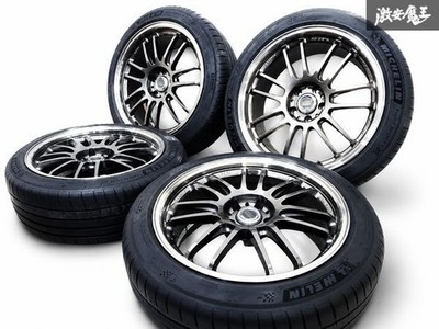 JDM Rare RAYS VOLK RACING RE30 forging wheels 19x8.5J +25 PCD 114.3 5-h (No Tires) - Image 2