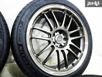 JDM Rare RAYS VOLK RACING RE30 forging wheels 19x8.5J +25 PCD 114.3 5-h (No Tires) - Image 5
